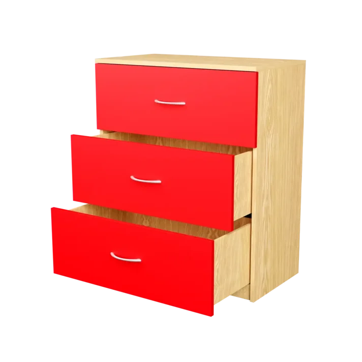 NÍZKA SKRINKA - 3 ZÁSUVKY