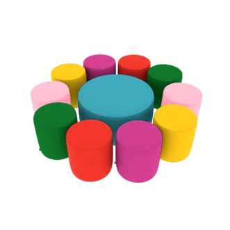 SET TABURETIEK - LENTILKY MINI